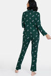 Zivame Snowman Knit Poly Pyjama Set - Mountain View — thumbnail 4